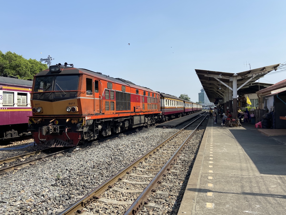 Thonburi railway station in bangkok