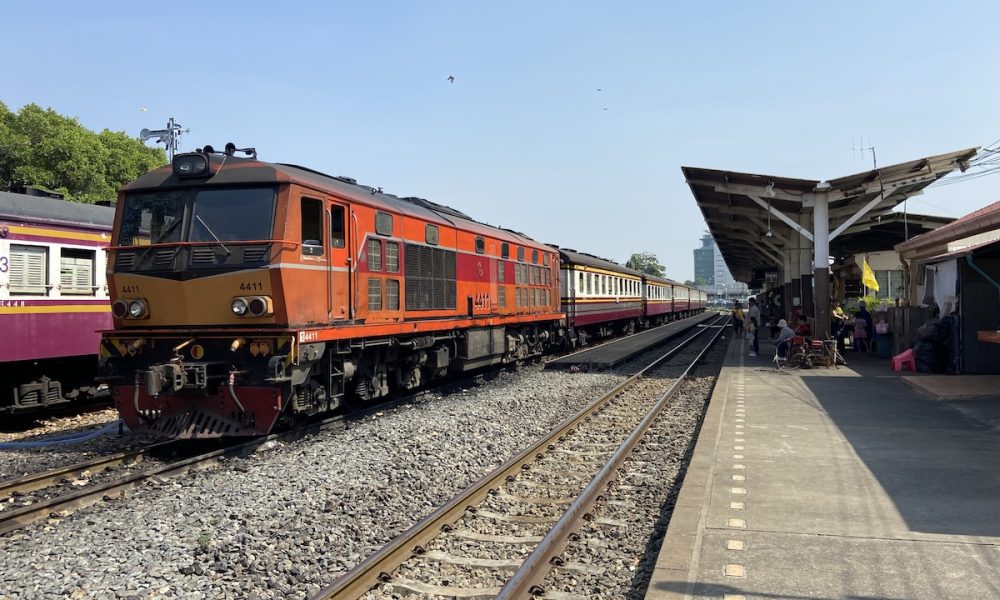 Thonburi railway station in bangkok